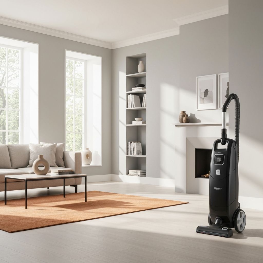 Clean living room after standard cleaning